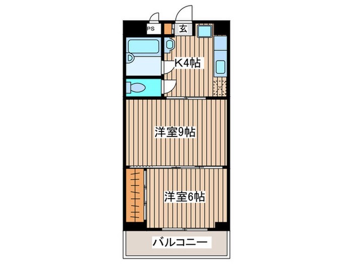 アーバンハイツ中野栄の物件間取画像