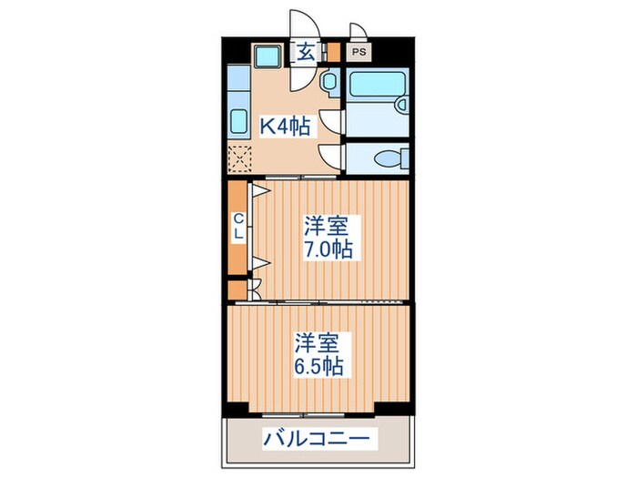 アーバンハイツ中野栄の物件間取画像