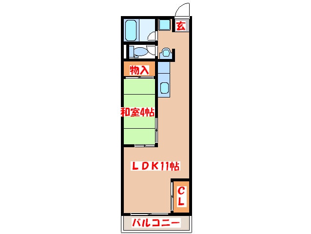 ポラリスビルの物件間取画像