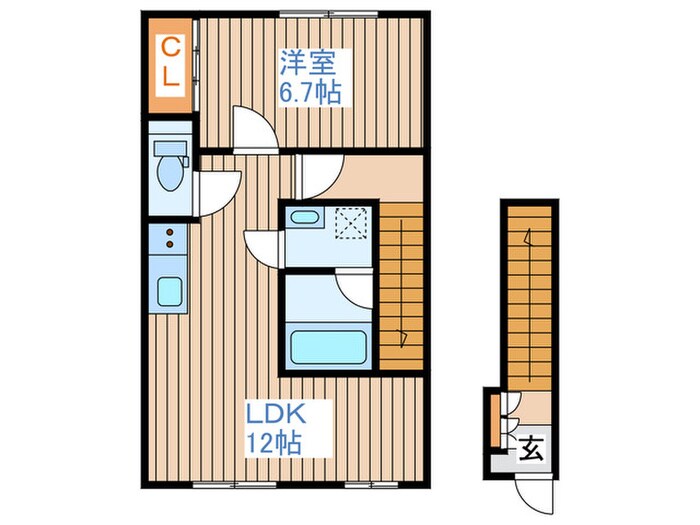 すまいる４１番館の物件間取画像