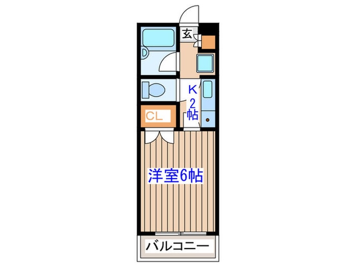 カンダミニアム仙台の物件間取画像