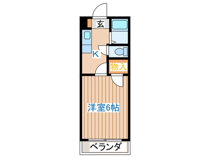 エクセランス・ド・花京院の物件間取画像