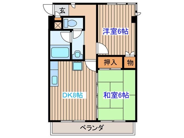 物件間取画像