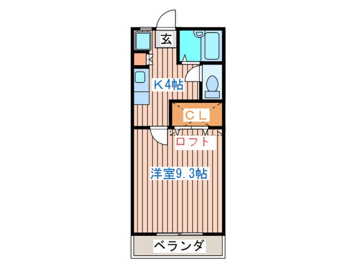 エスポワ－ル長町南の物件間取画像