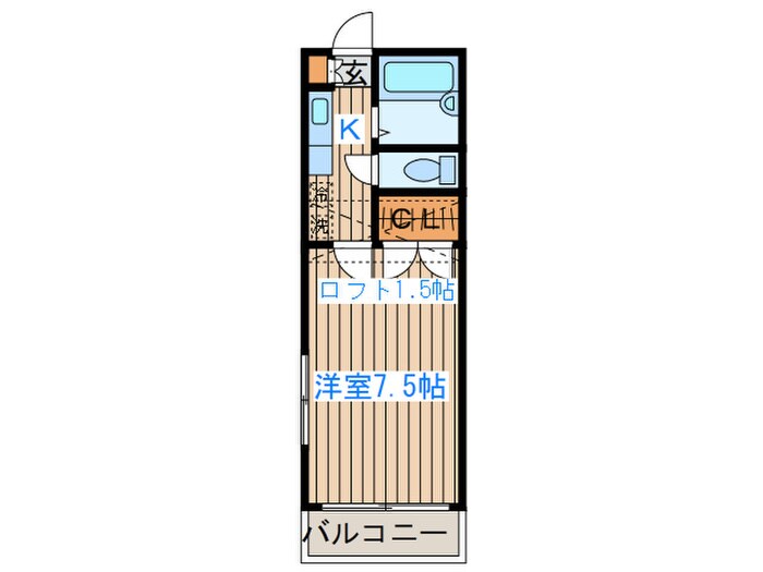 メイプルハイツの物件間取画像