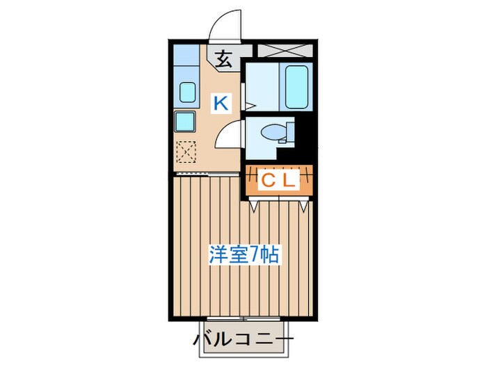 トリバンベ－ル小田原の物件間取画像