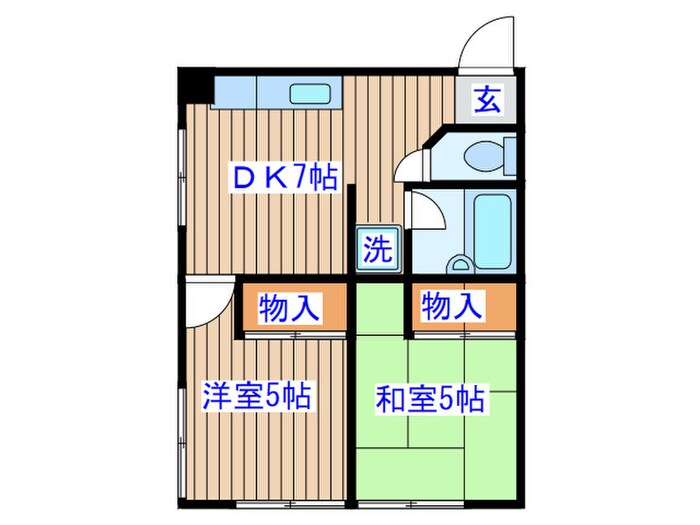 みなもとマンションの物件間取画像