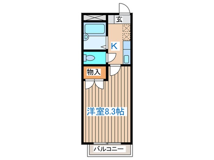 宮町クレストの物件間取画像