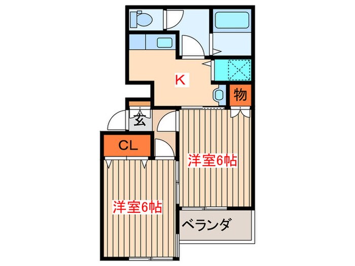 第十二ショ－ケ－ビルの物件間取画像