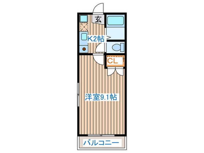 サニ－ハイツの物件間取画像