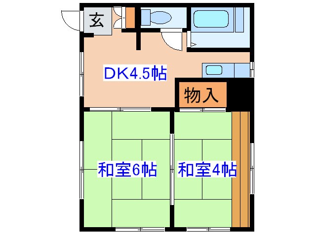 ファミ－ユＫの物件間取画像