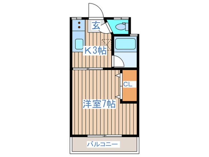 グレンディールⅤの物件間取画像
