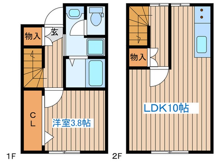 スカイピアの物件間取画像