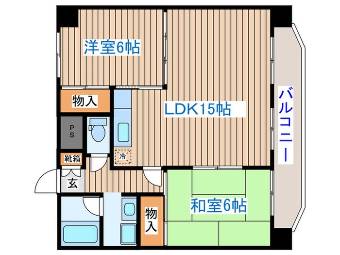 ボナ－ル錦町の物件間取画像