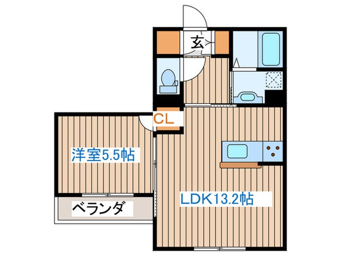 ベレオ五輪の物件間取画像