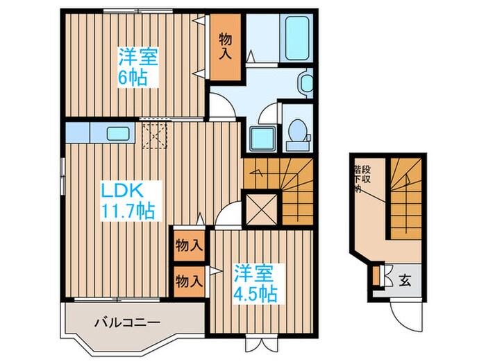 クリスタルコートポルックス館の物件間取画像