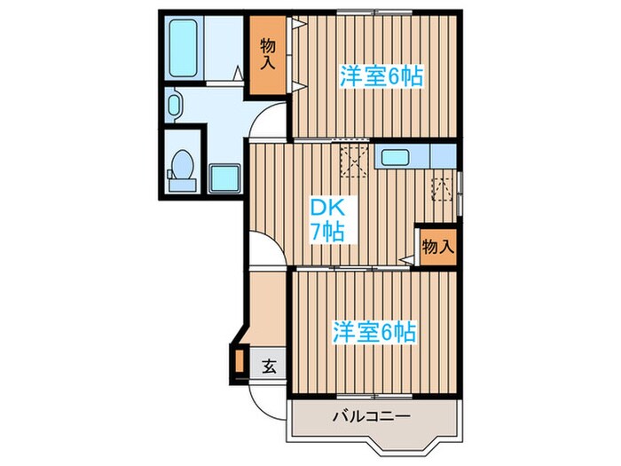 クリスタルコートポルックス館の物件間取画像