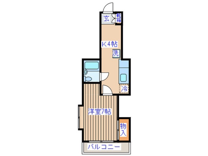 コーポ菊地の物件間取画像