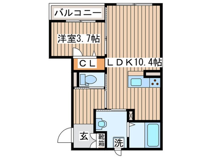 シャーメゾン石切桜の物件間取画像