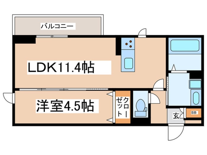 D-room柏木３丁目の物件間取画像