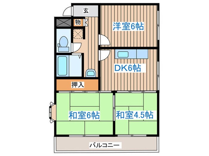 物件間取画像