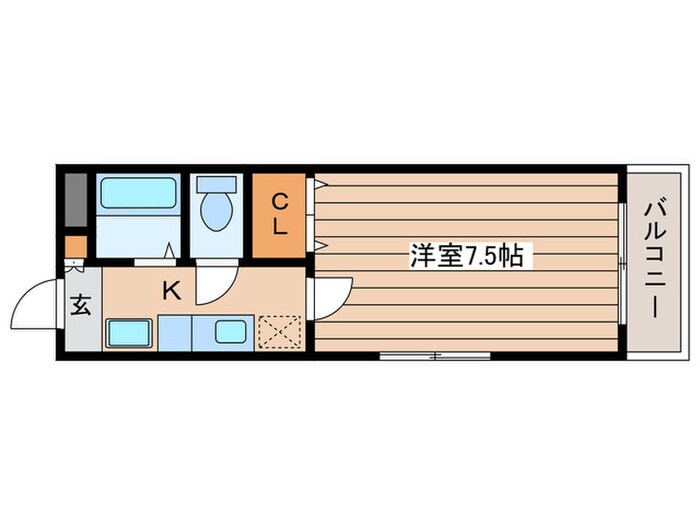 Ｋ－ハウス　弐番館の物件間取画像