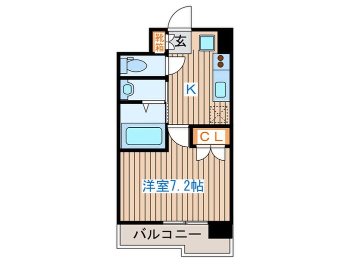 レジディア仙台原ノ町の物件間取画像