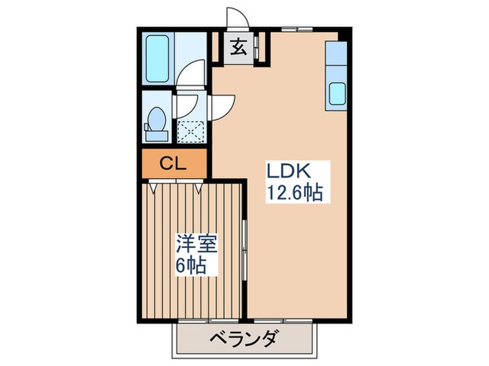 ハミングバ－ドＣの物件間取画像