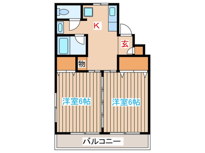 ドミ－ル石川の物件間取画像