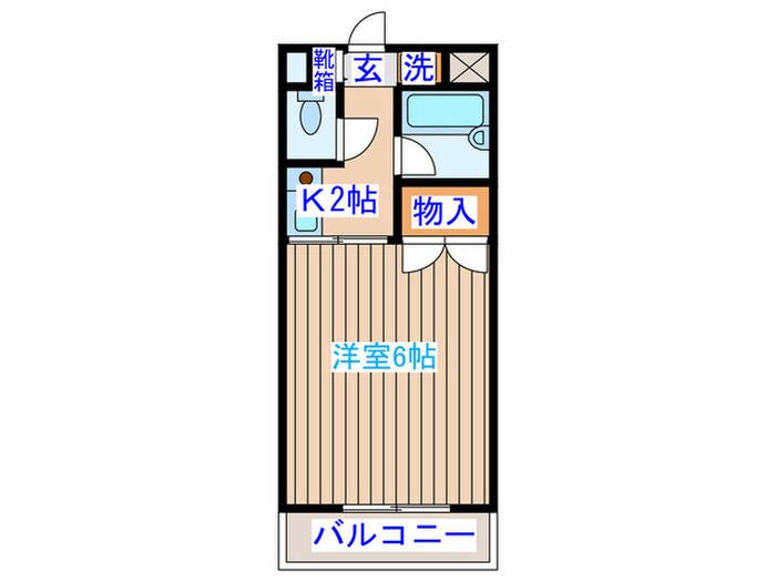 ドミ－ル石川の物件間取画像