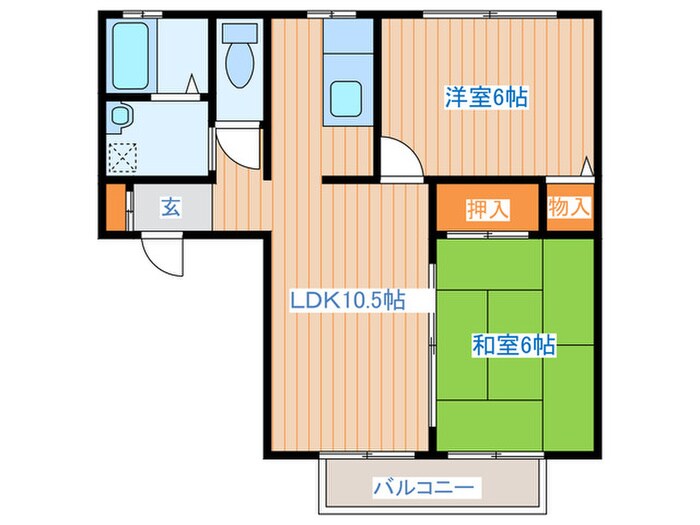 セントレ－ジュＡの物件間取画像