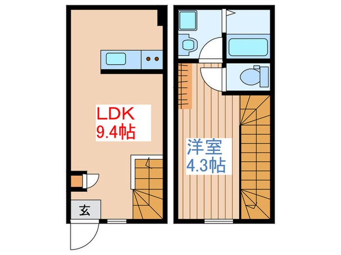 シエル黒松の物件間取画像