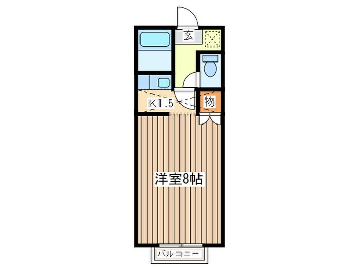 メゾン福住の物件間取画像