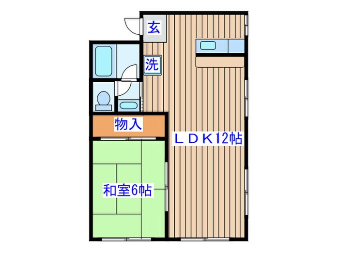 ウエストヴィレッジＢ棟の物件間取画像