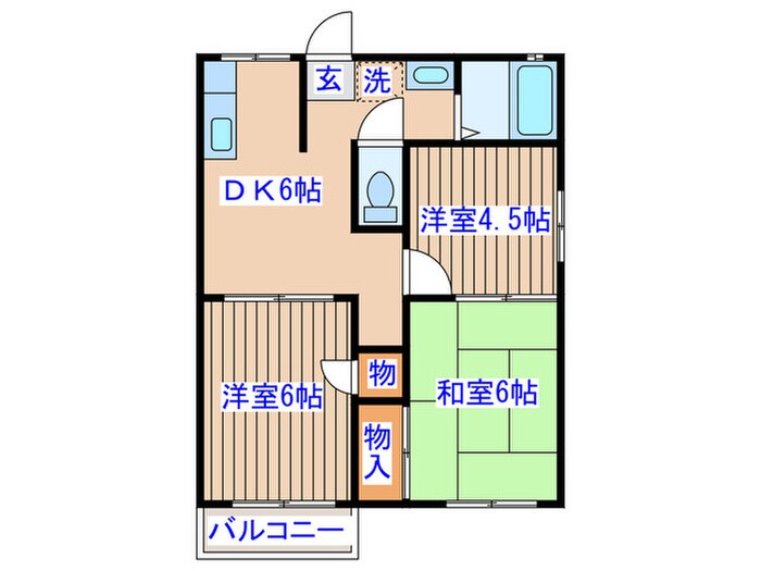 物件間取画像