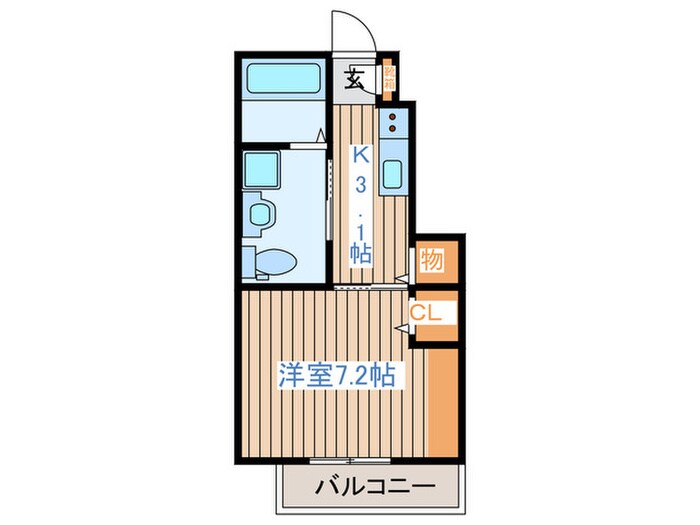 リバーサイド大谷の物件間取画像