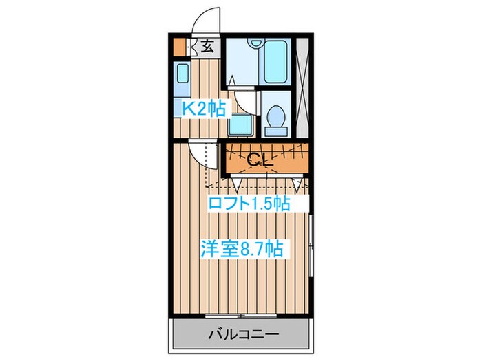 ノ－ブルカ－サ稲船の物件間取画像