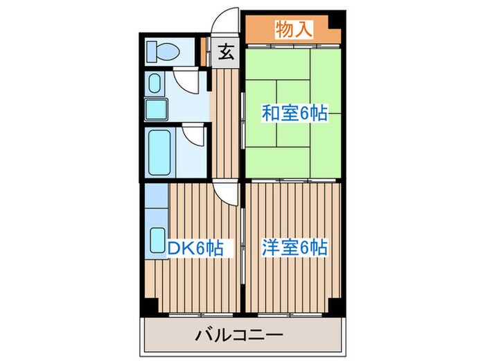 名取ビル富弥の物件間取画像