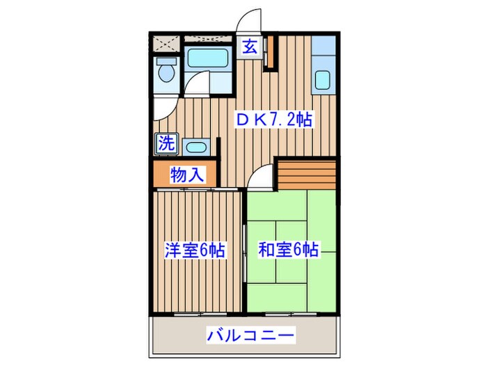 Ｓ・Ｋ・Ｒハイツの物件間取画像