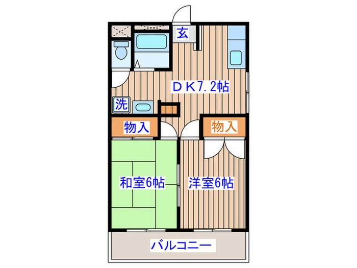 物件間取画像