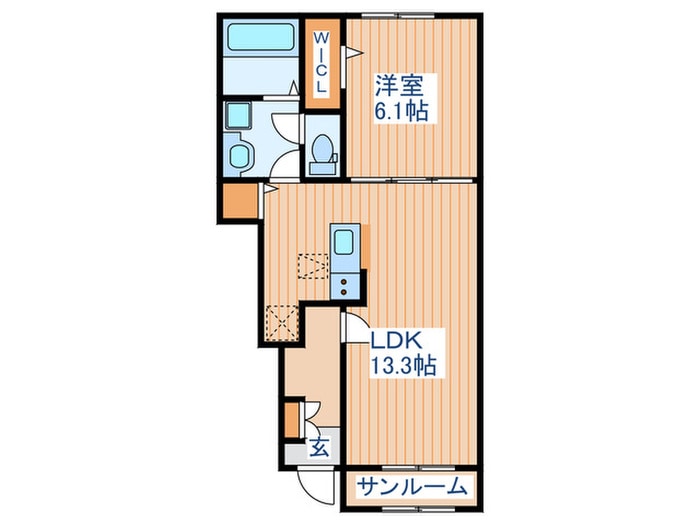 松島シーサイドヴィラDの物件間取画像