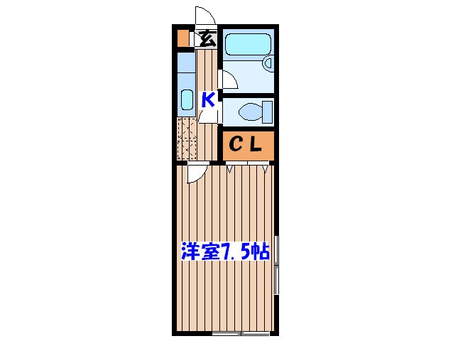 フォ－チュンヒルズⅡの物件間取画像