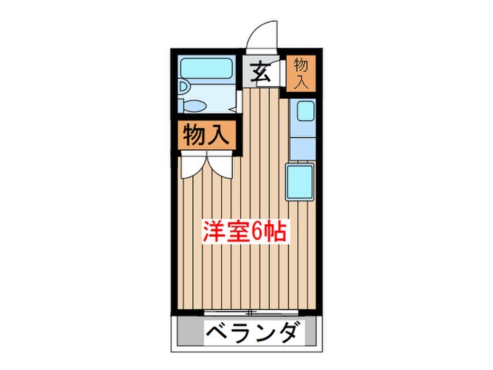 都ハイツの物件間取画像