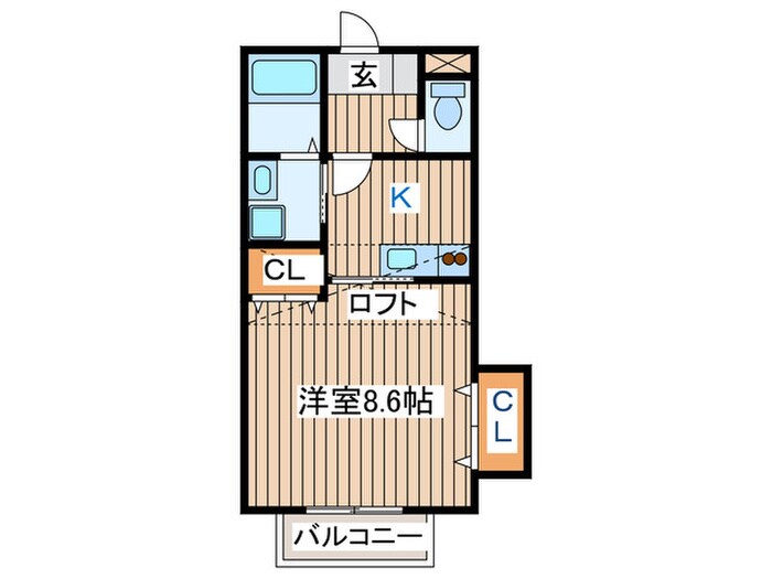 ＷＩＳＨ原ノ町ノ－スの物件間取画像