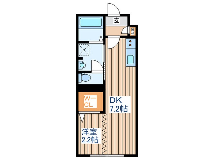 サンルーム長町南の物件間取画像