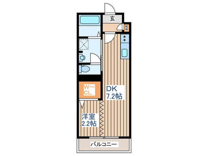 サンルーム長町南の物件間取画像