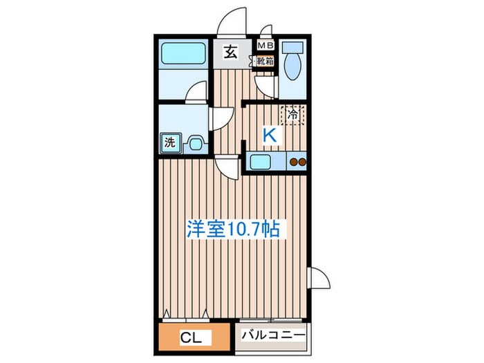 アム－ルせせらぎの物件間取画像