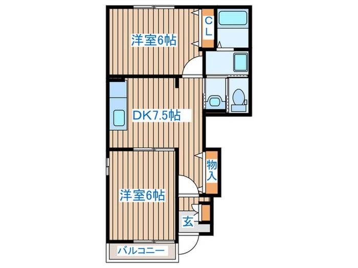 ル・ソレイユの物件間取画像
