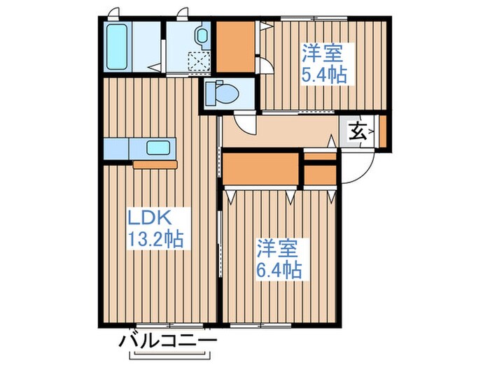 アルテールＢの物件間取画像