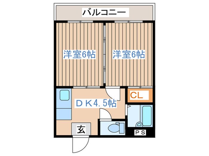 中倉麻布マンションの物件間取画像